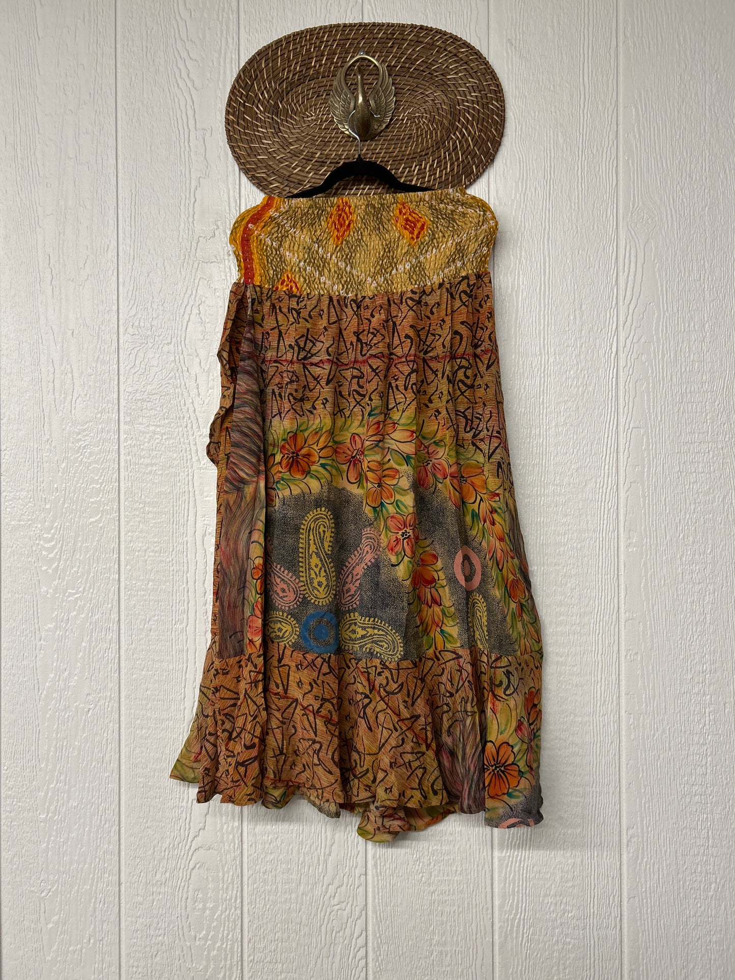 Crepe Sari Inner Peace Wrap Skirt 0626 134