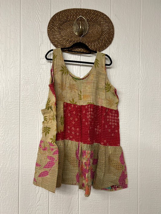 Kantha Meadow Mini Dress 0625 219