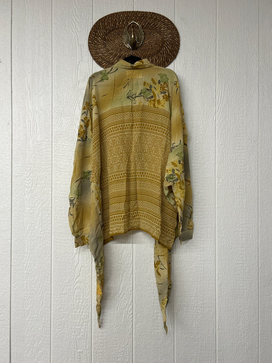 Crepe Sari Nirvana Button Down 1125 107