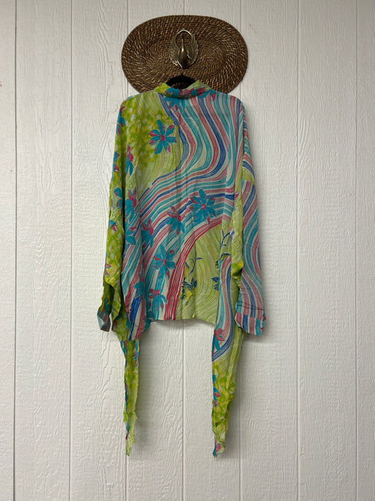 Crepe Sari Nirvana Button Down 1125 071