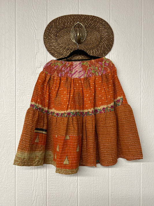 Pareo Kantha Meadow Skirt 0826 091