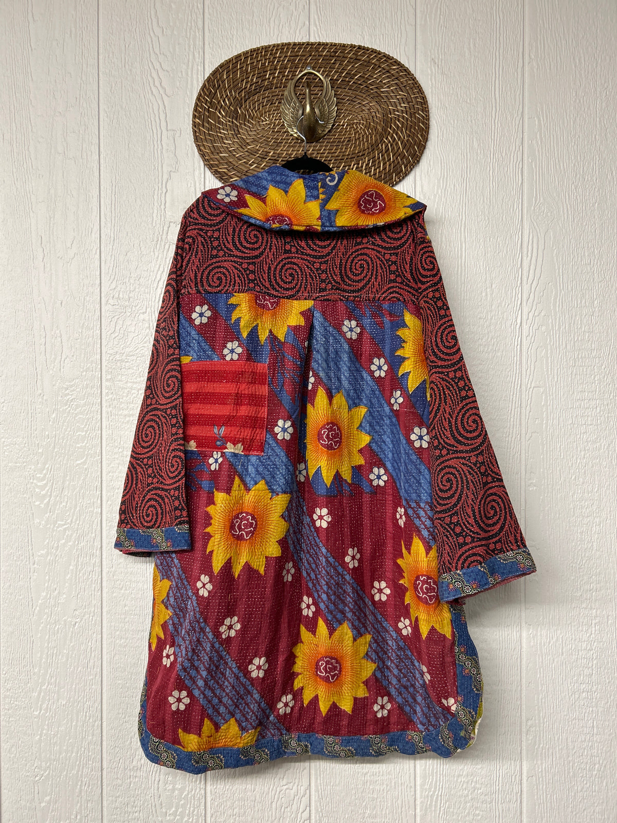 Fine Kantha Drifter Coat 1026 122