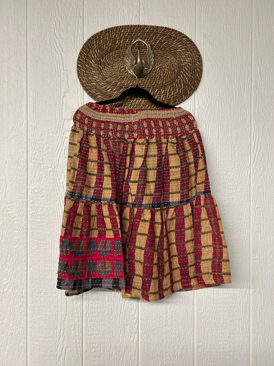 Pareo Kantha Meadow Skirt 0826 144