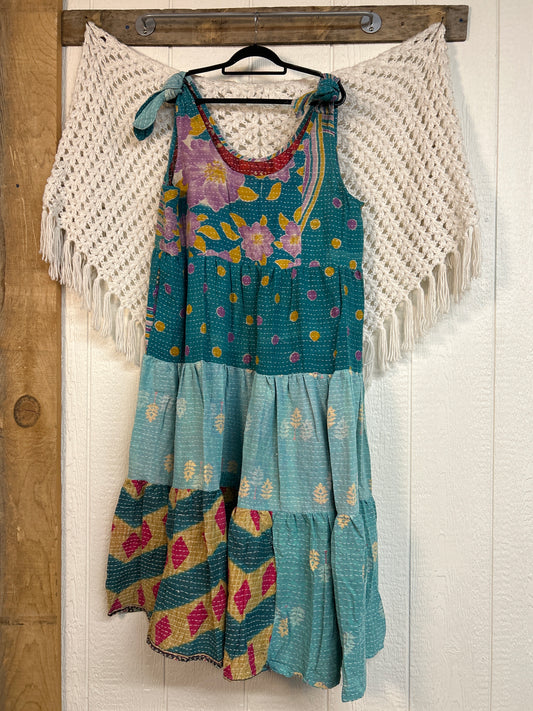 Pareo Kantha Celeste Maxi 0326 145
