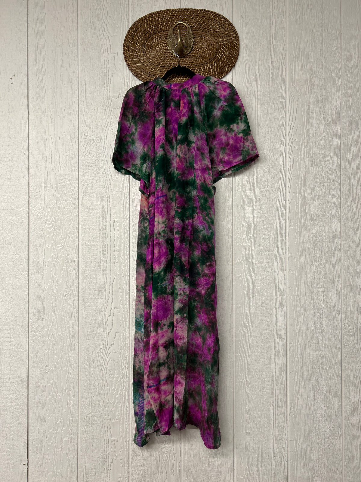 Crepe Sari Summer Woodstock Duster 0626 157