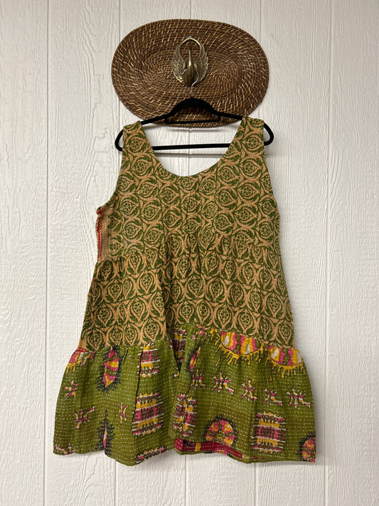 Kantha Meadow Mini Dress 0625 224