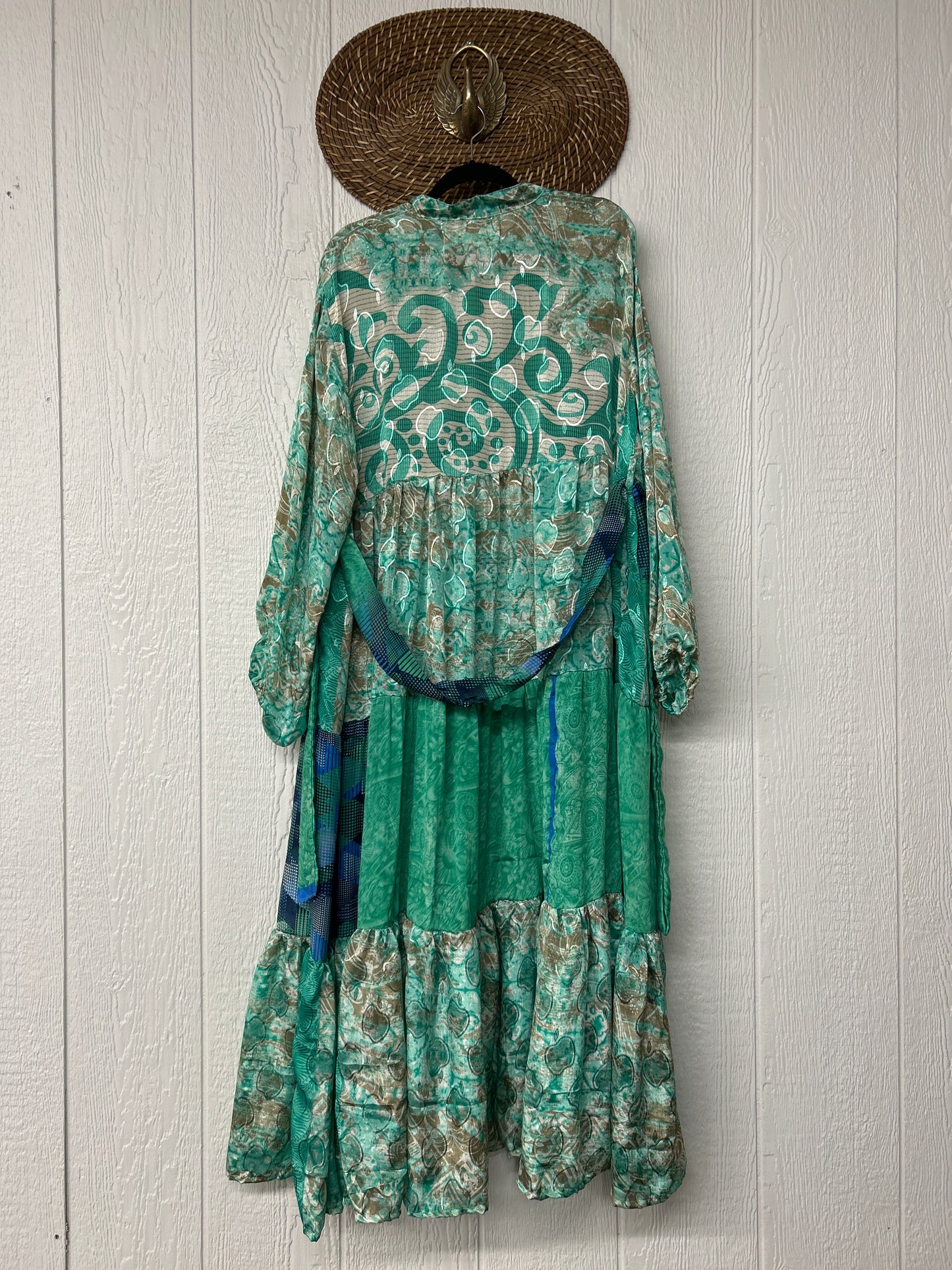 Rasgulla Sari Luminous Maxi Dress 0226 069