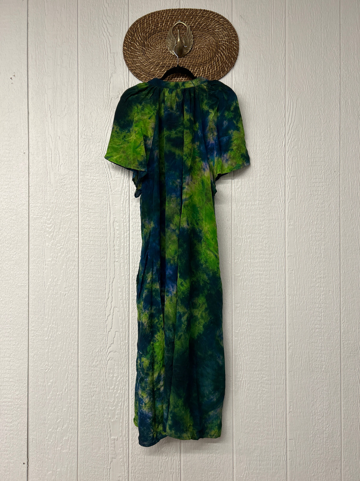 Crepe Sari Summer Woodstock Duster 0626 159