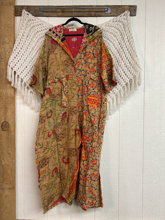 Kantha Zen Hoodie Jumpsuit 0925 246