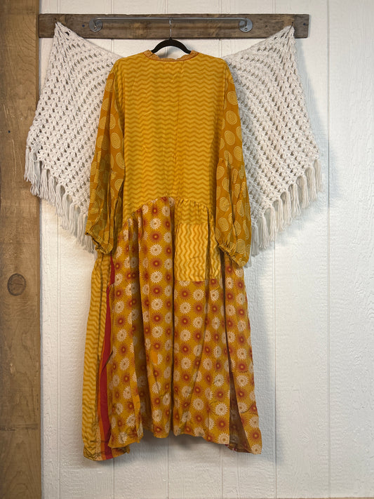 Crepe Sari Evermore Kimono 0326 094