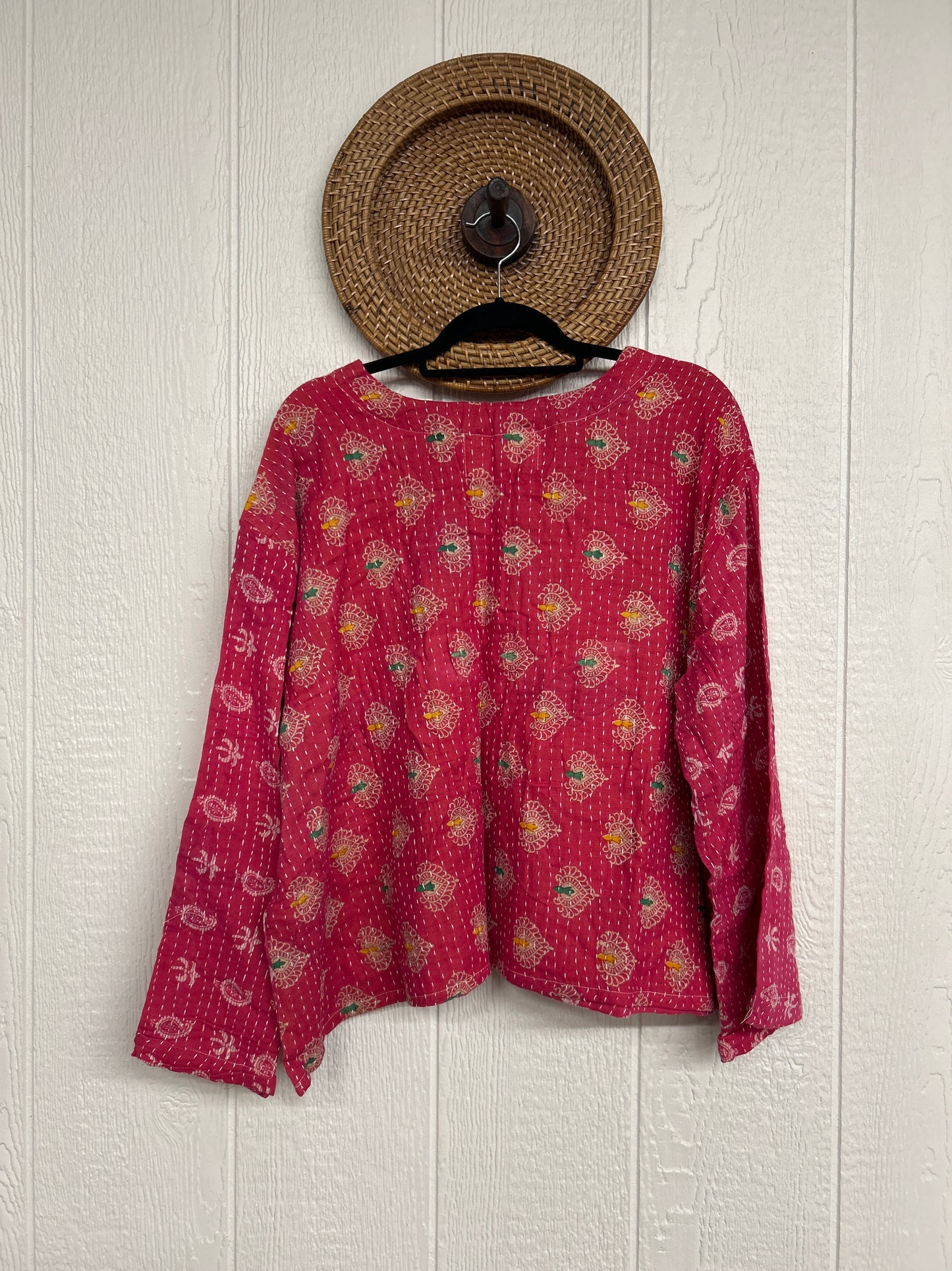 Pareo Kantha Wanderer Pocket Crop Top 0226 033