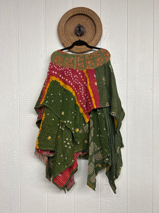 Pareo Kantha Pixie Skirt 0426 185