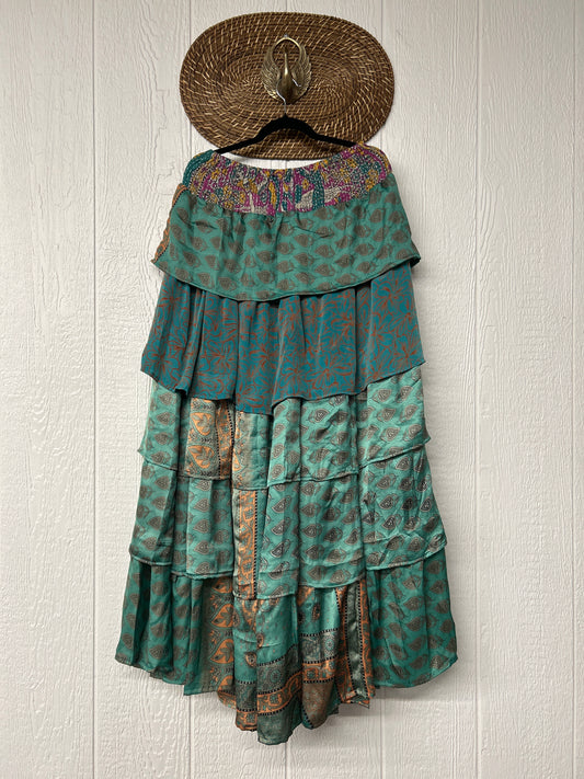 Rasgulla Sari Venus Ruffle Maxi 1125 010