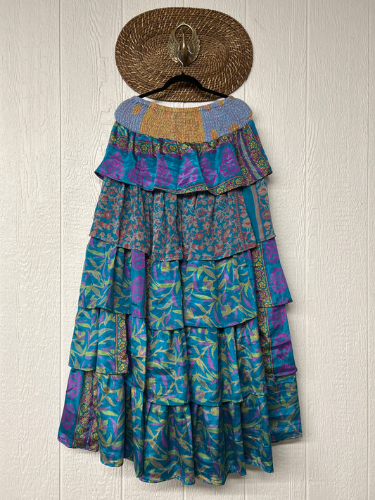 Rasgulla Sari Venus Ruffle Maxi 1125 042