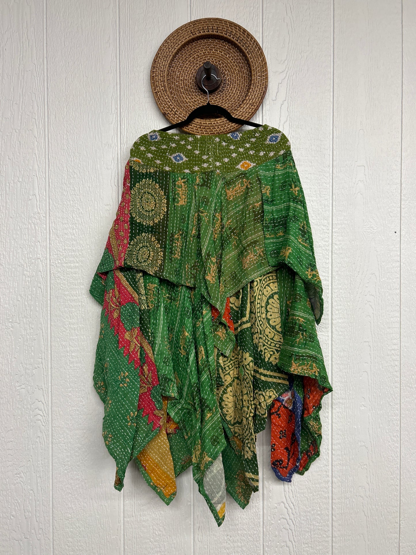 Pareo Kantha Pixie Skirt 0426 215