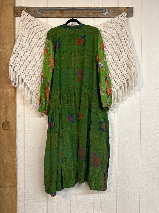 Crepe Sari Evermore Kimono 0126 242