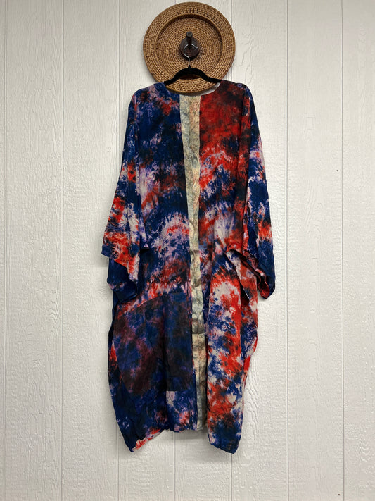 Crepe Sari Gaia Duster Dress 0826 211