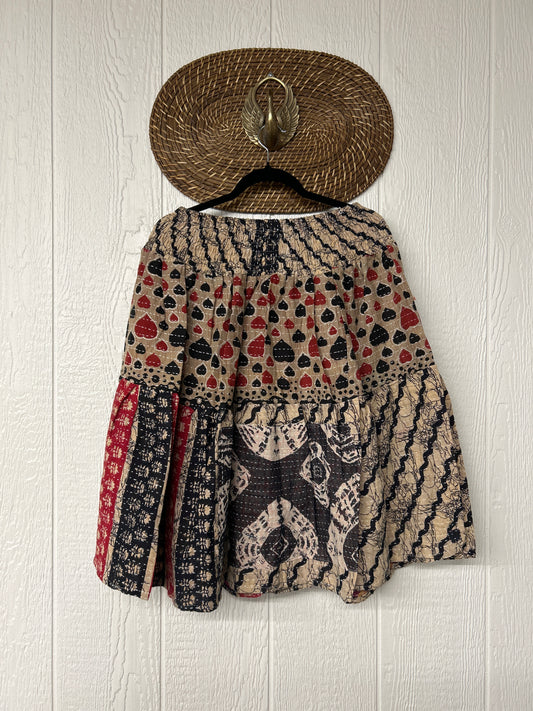 Pareo Kantha Meadow Skirt 0826 122