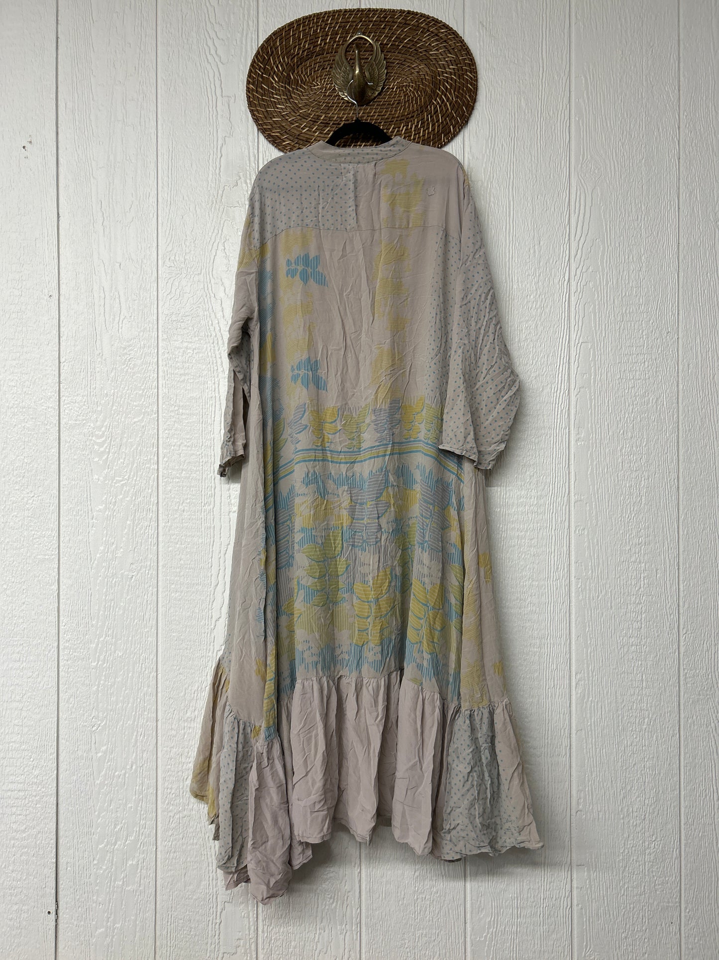 Alchemi Crepe Sari Dahlia Duster Dress 0926 001