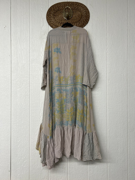 Alchemi Crepe Sari Dahlia Duster Dress 0926 001