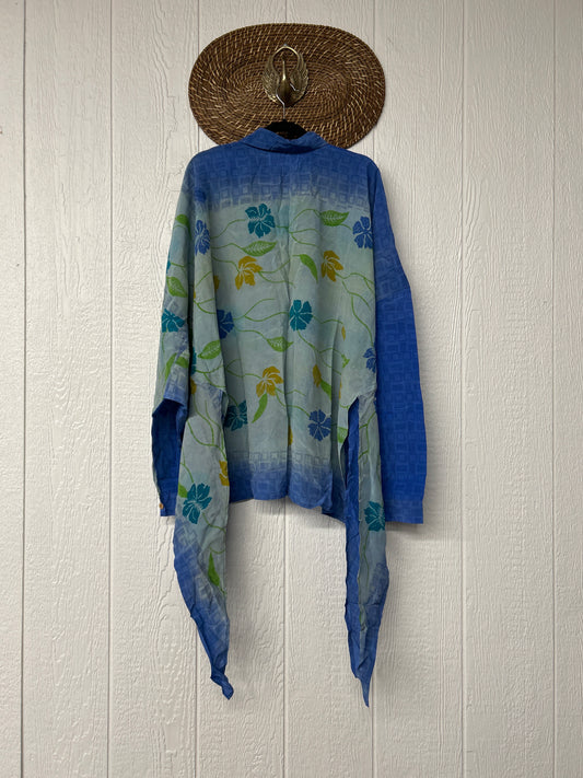 Crepe Sari Nirvana Button Down 1125 090