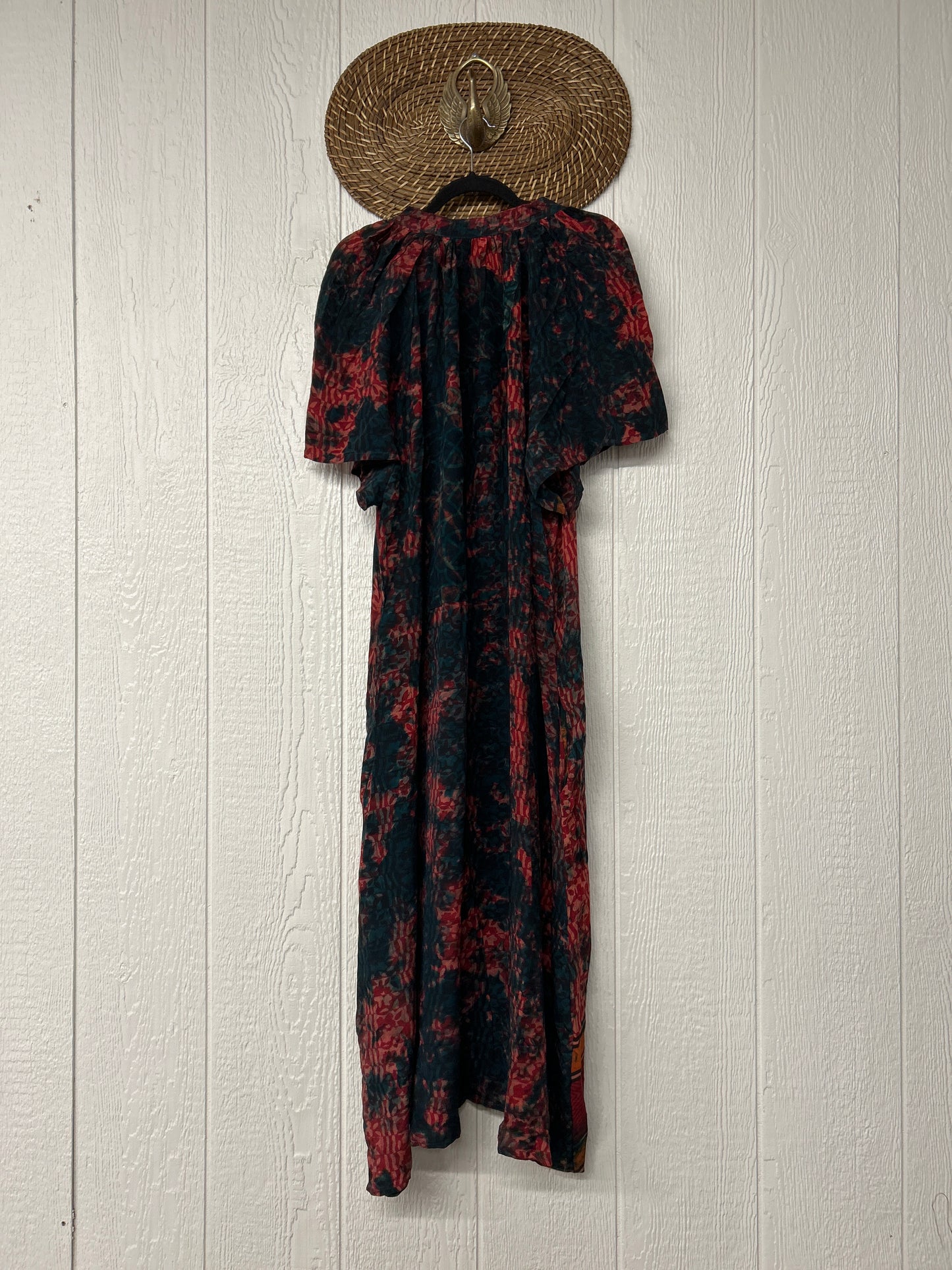 Crepe Sari Summer Woodstock Duster 0626 260