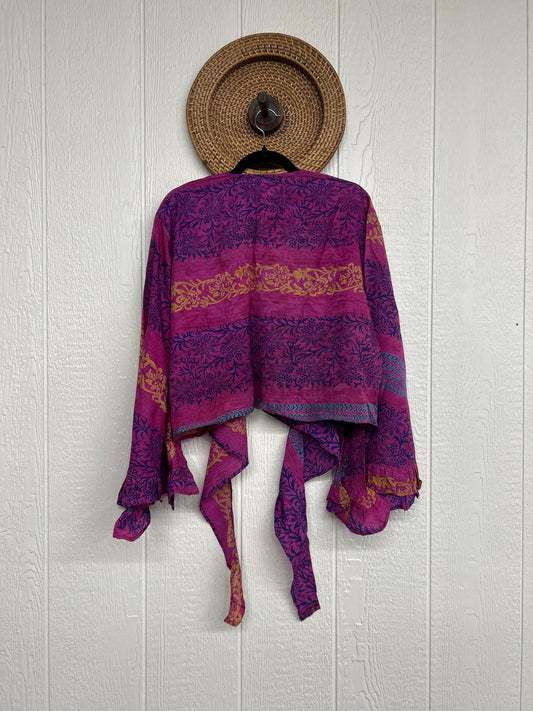 Crepe Sari Zeppelin Crop Shrug 0426 127