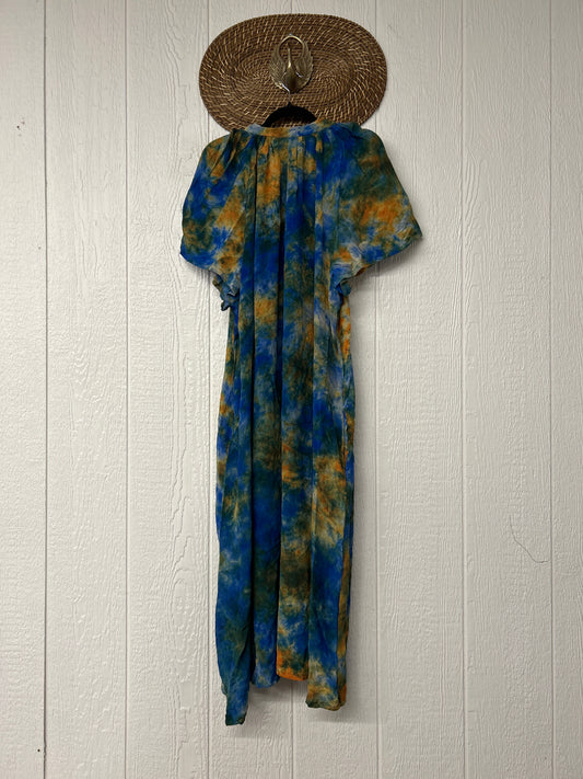 Crepe Sari Summer Woodstock Duster 0626 206