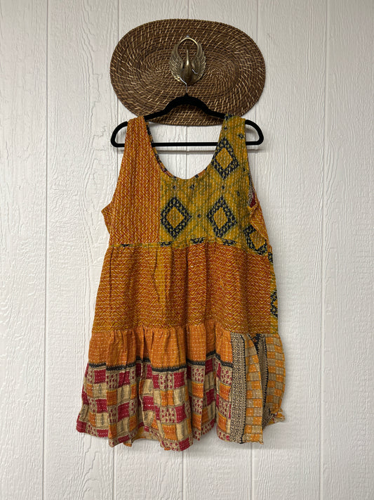 Kantha Meadow Mini Dress 0625 262