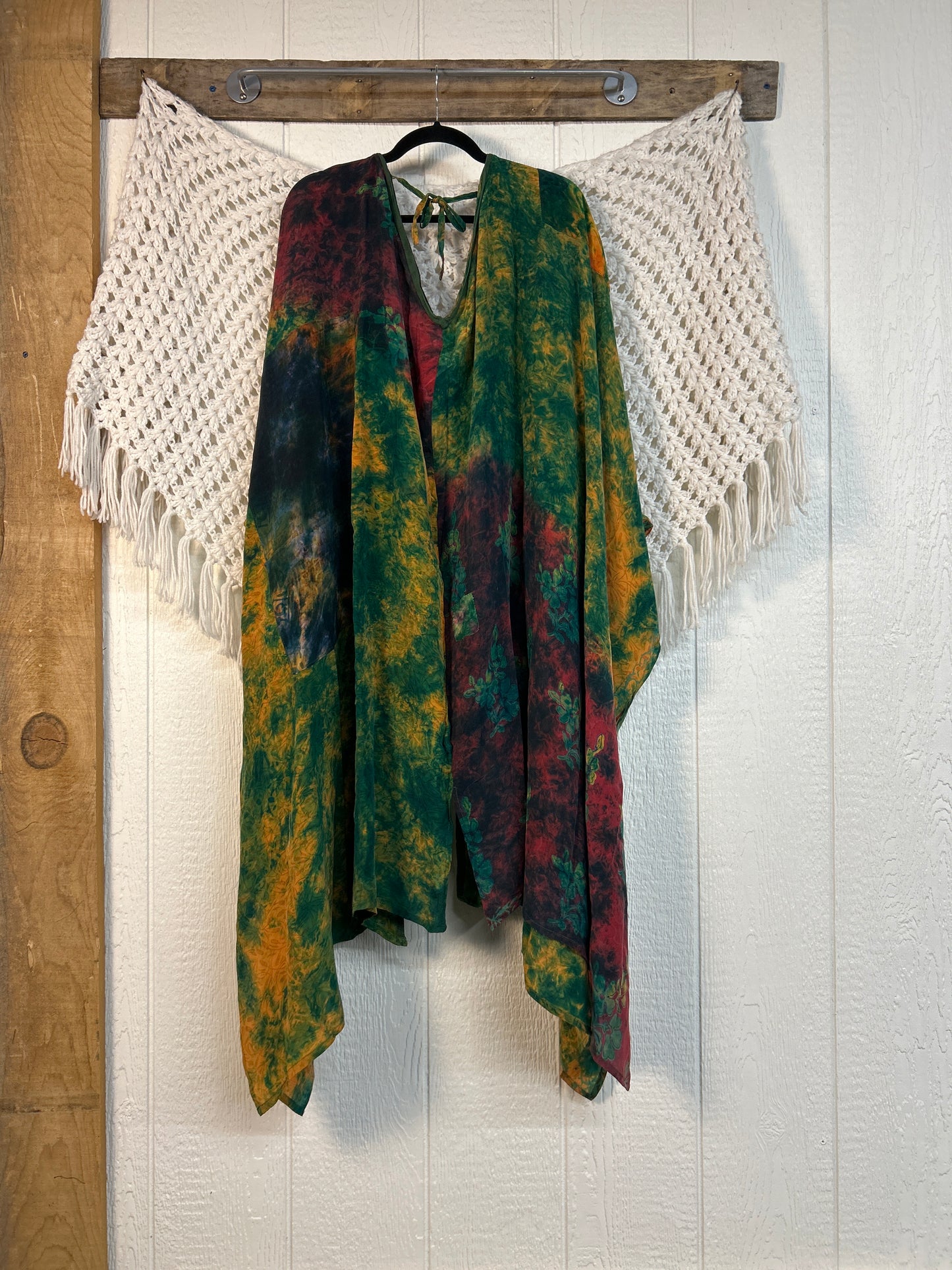 Crepe Sari Orchid Kimono 0626 258