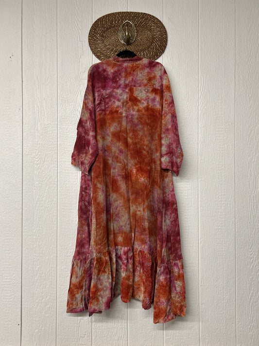 Crepe Sari Dahlia Duster Dress 0326 165