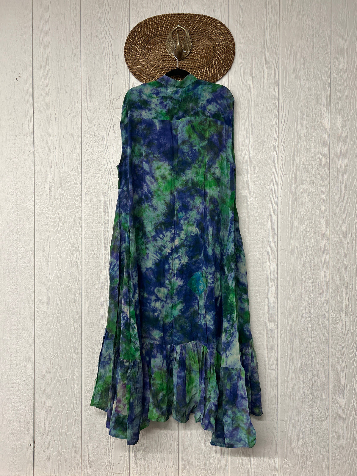 Crepe Sari Summer Dahlia Duster 0726 072