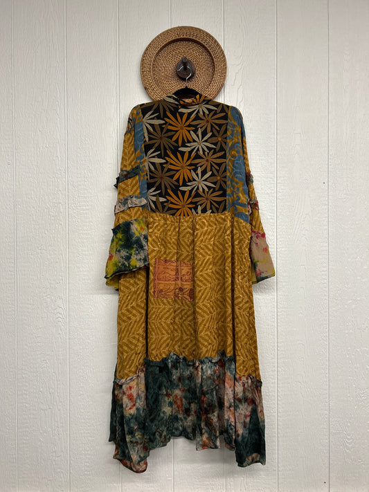 Crepe Sari Rhiannon Duster Dress 0226 214