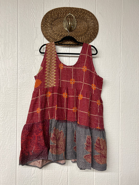 Kantha Meadow Mini Dress 0625 261