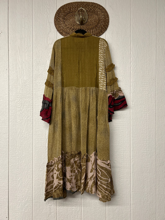 Crepe Sari Rhiannon Duster Dress 0226 050