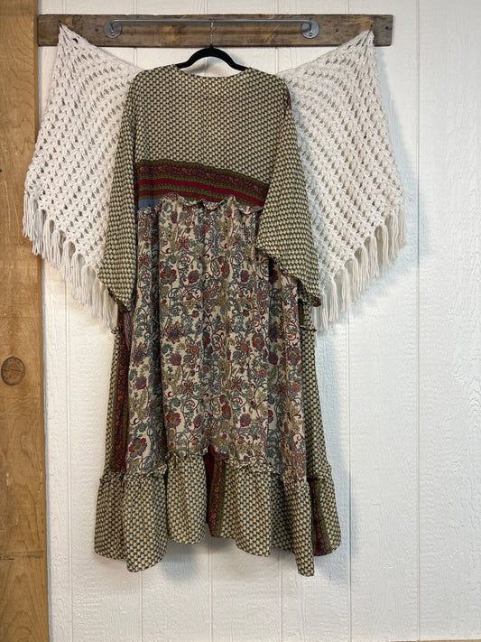 Rasgulla Sari Rhiannon Kimono 0826 060