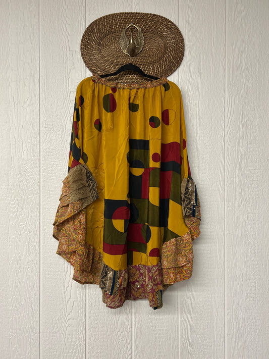 Crepe Wild Rose Skirt 1025 227