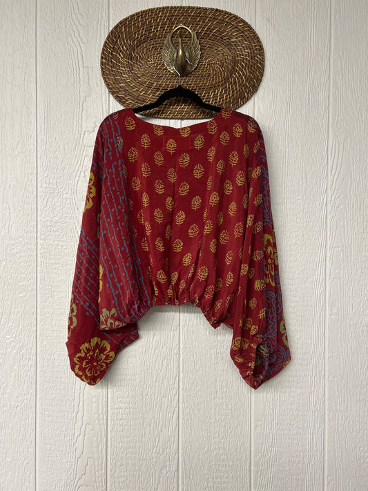 Crepe Sari Luna Crop Top 0126 164