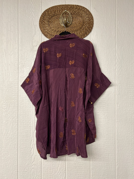 Crepe Sari Free To Be Button Down 0626 093