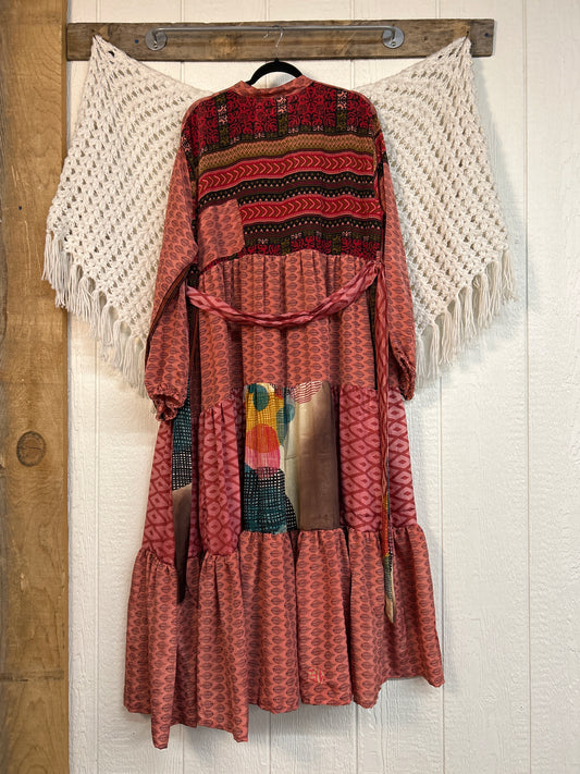 Rasgulla Sari Luminous Maxi Dress 0226 237