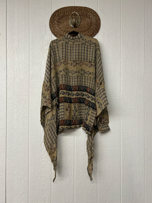 Crepe Sari Nirvana Button Down 1125 137