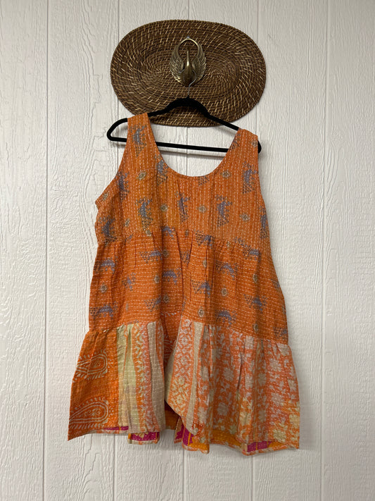 Kantha Meadow Mini Dress 0625 231