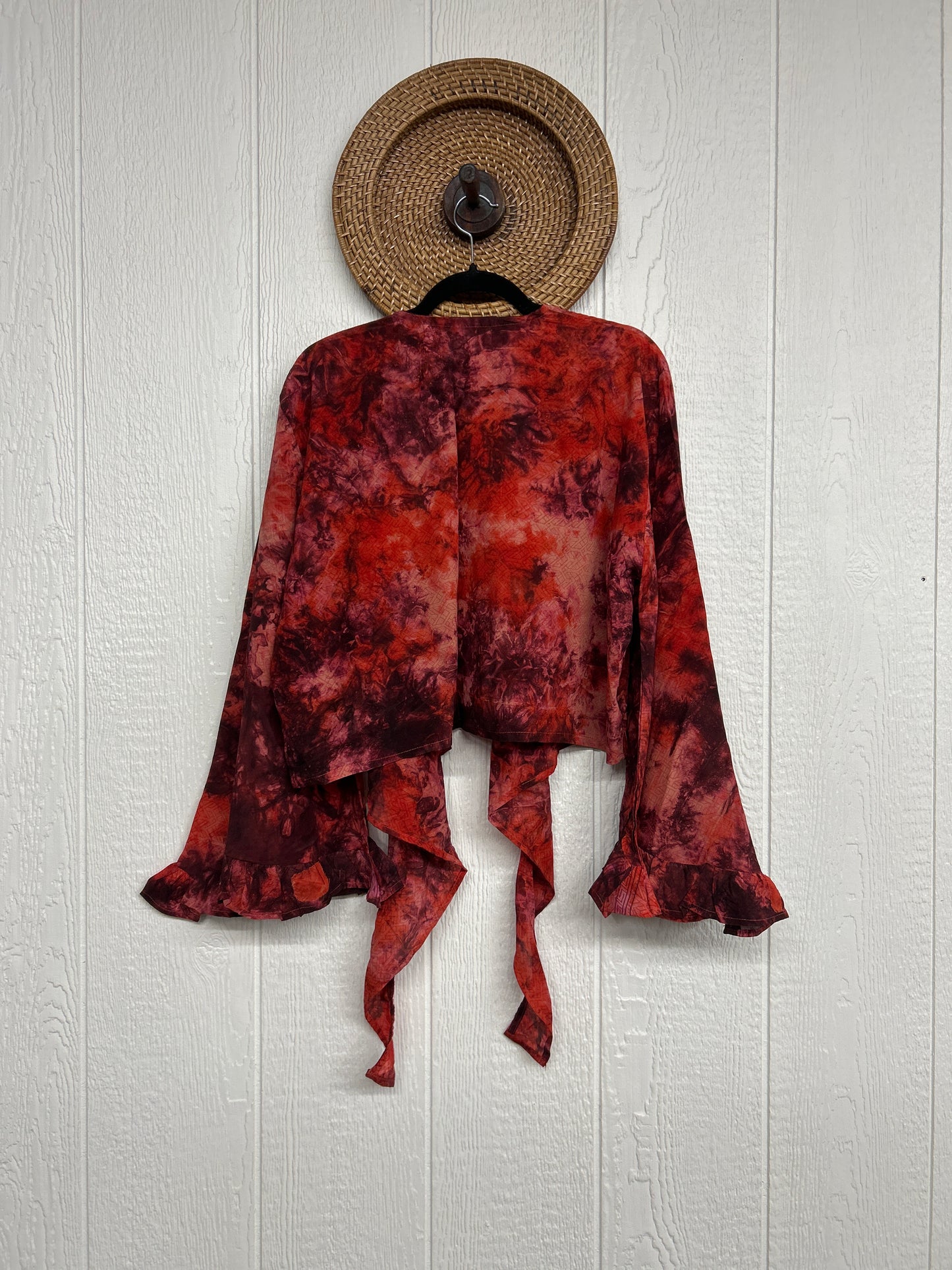 Crepe Sari Zeppelin Crop Shrug 0426 031