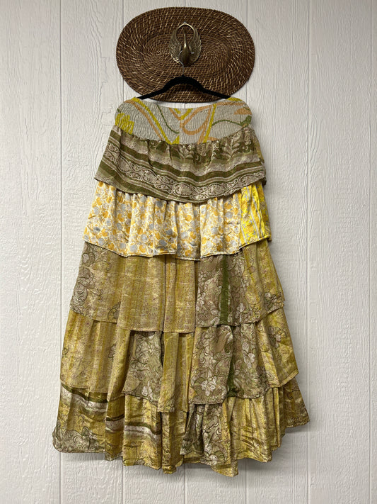 Rasgulla Sari Venus Ruffle Maxi 1125 048