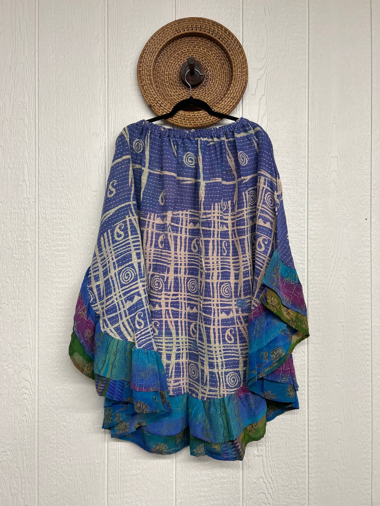 Pareo Kantha Wild Rose Skirt 0426 161