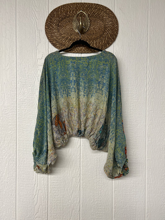 Crepe Sari Luna Crop Top 0126 260