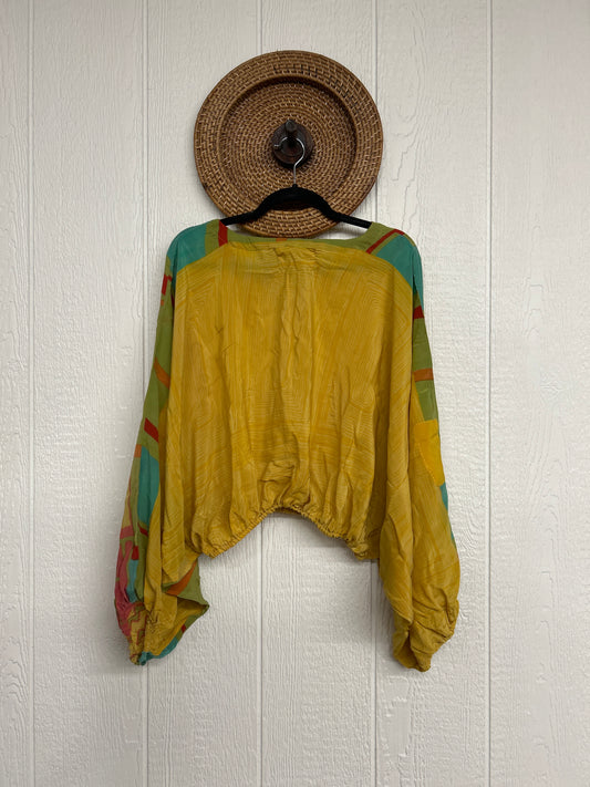 Crepe Sari Luna Crop Top 0126 054