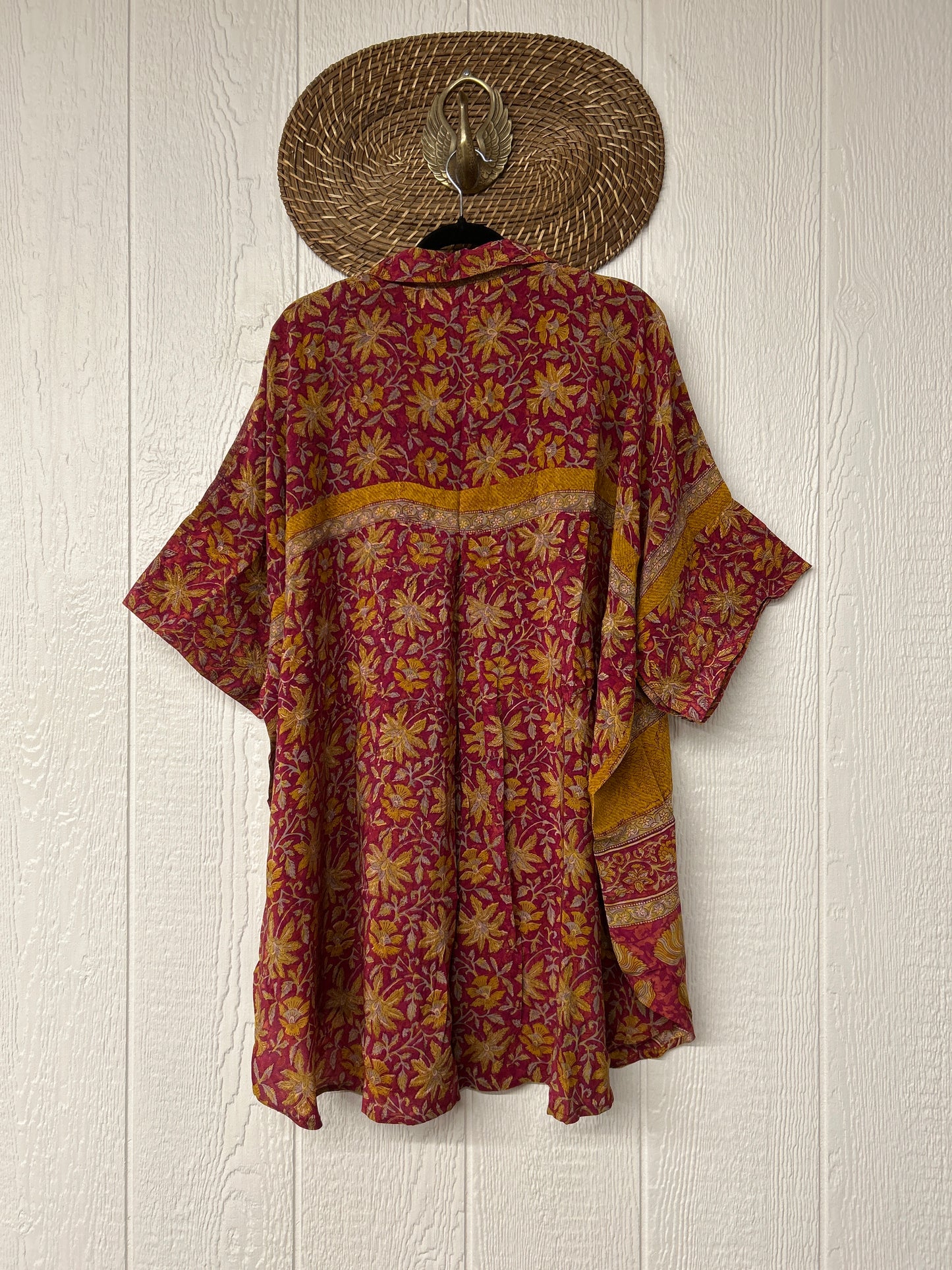 Crepe Sari Free To Be Button Down 0626 019