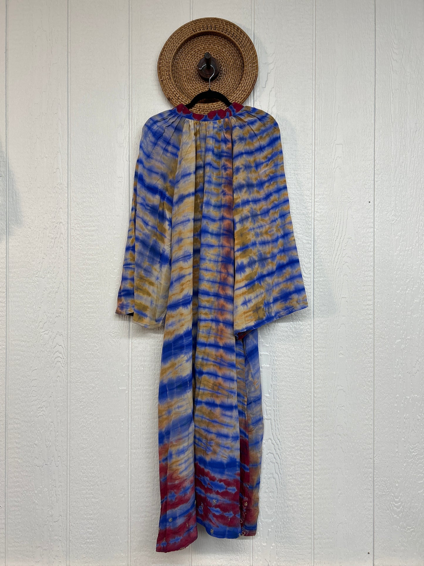Crepe Sari Woodstock Duster Dress 0226 233