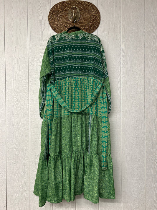 Rasgulla Sari Luminous Maxi Dress 0226 027